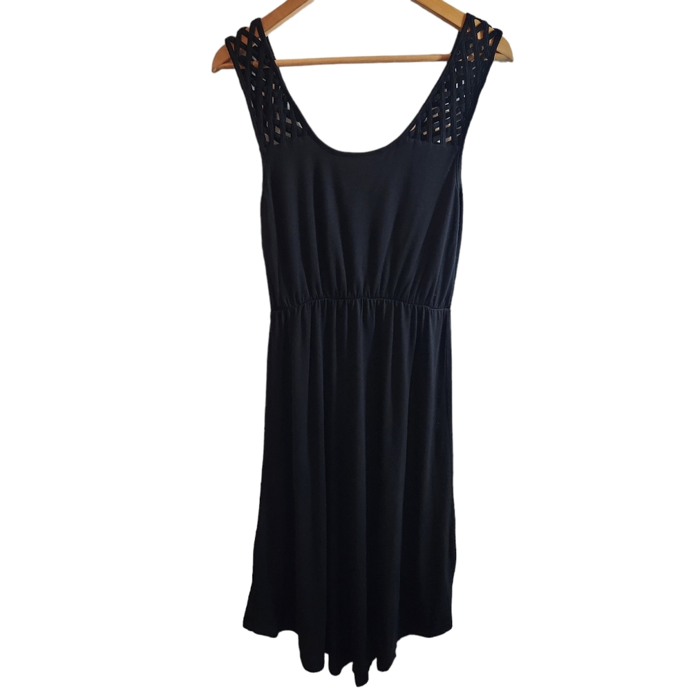Cynthia Rowley Black Tank High-Low Dress